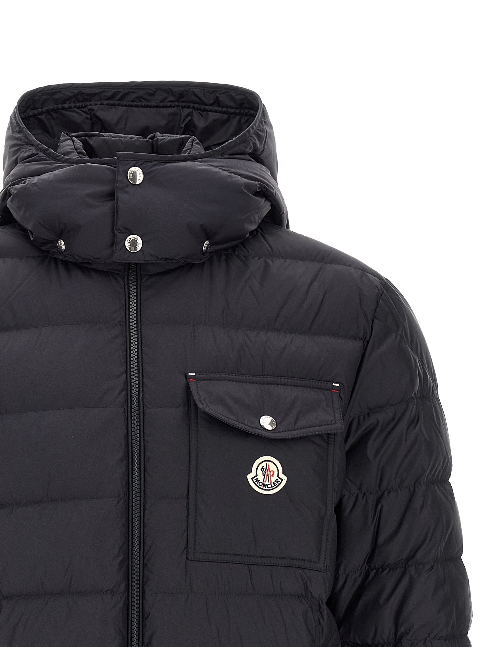 Moncler Blue Full-Length Jacket