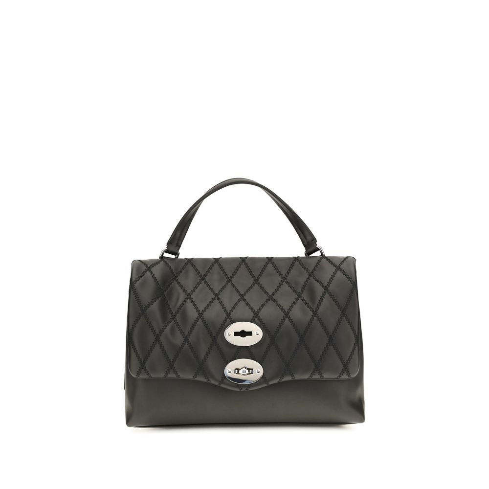 Zanellato Black Calf Leather Handbag