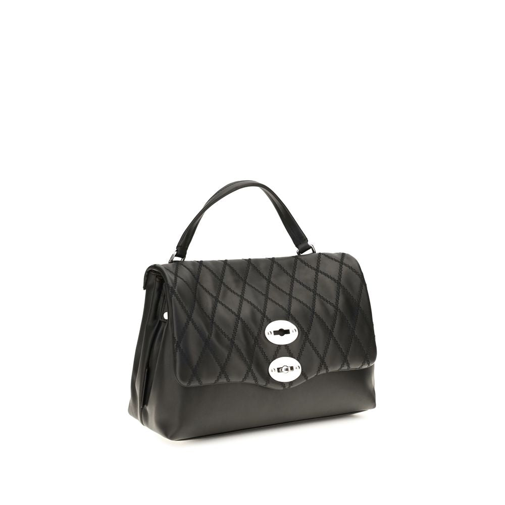 Zanellato Black Calf Leather Handbag