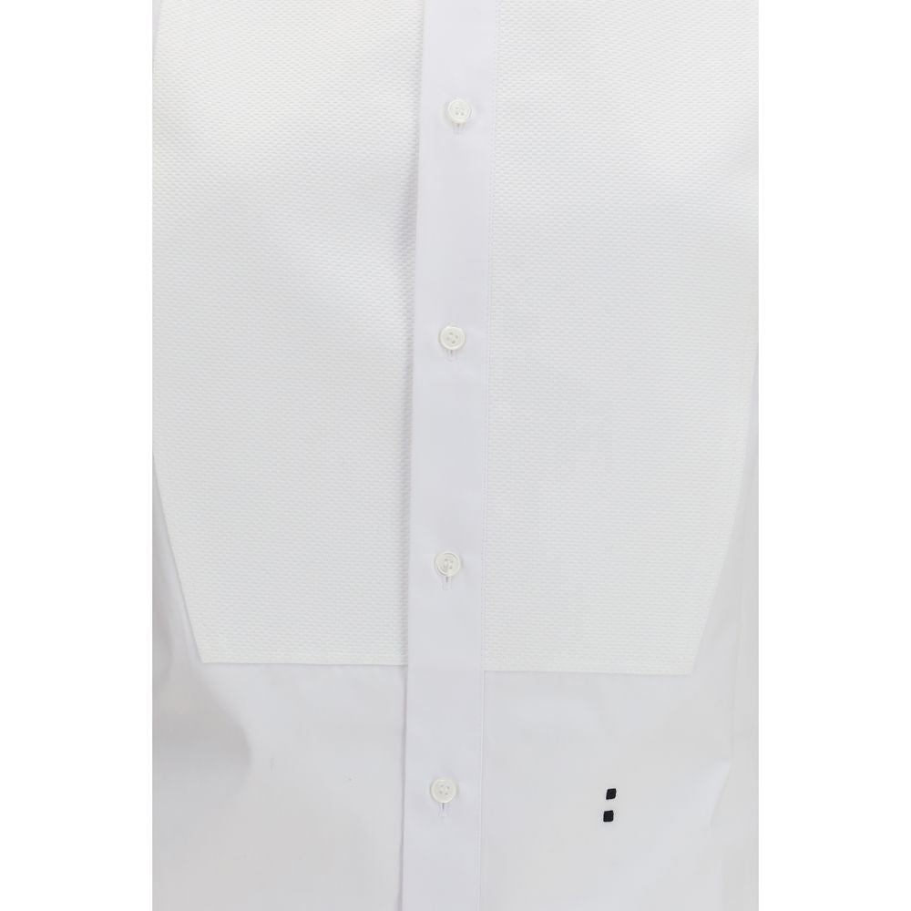 Fendi White Cotton Dress Shirt