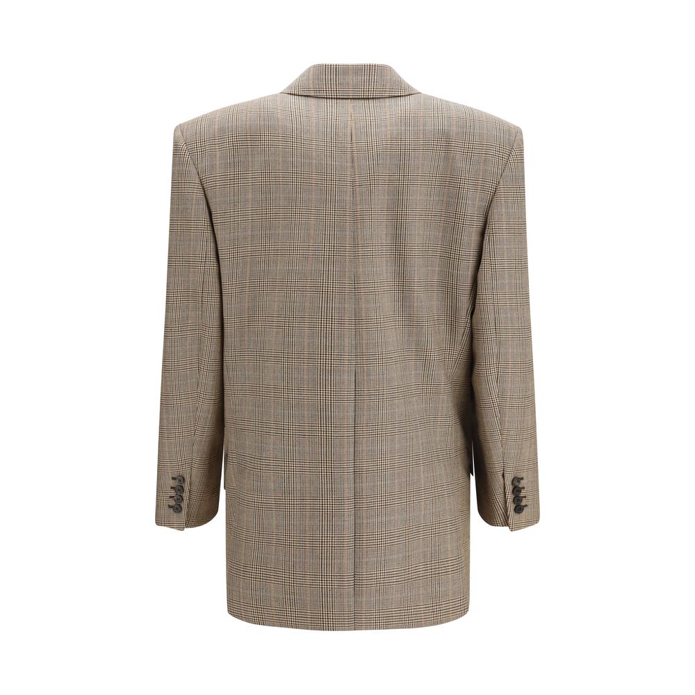 Saint Laurent Beige Wool Blazer