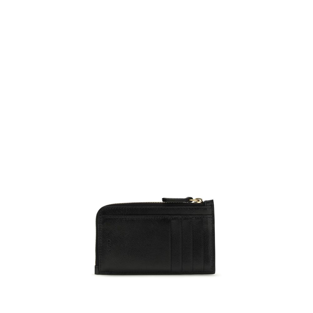 Chloé Black Calf Leather Wallet