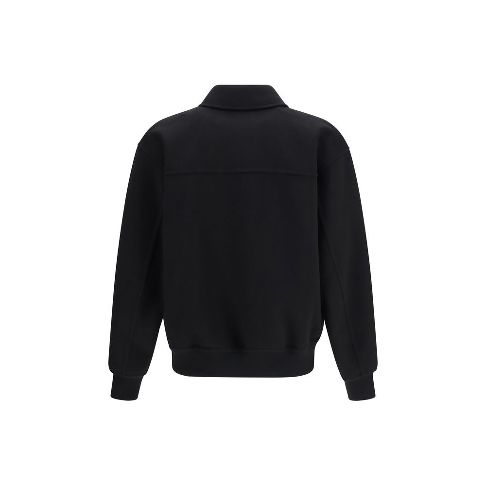 Ferragamo Black Wool Biker Jacket
