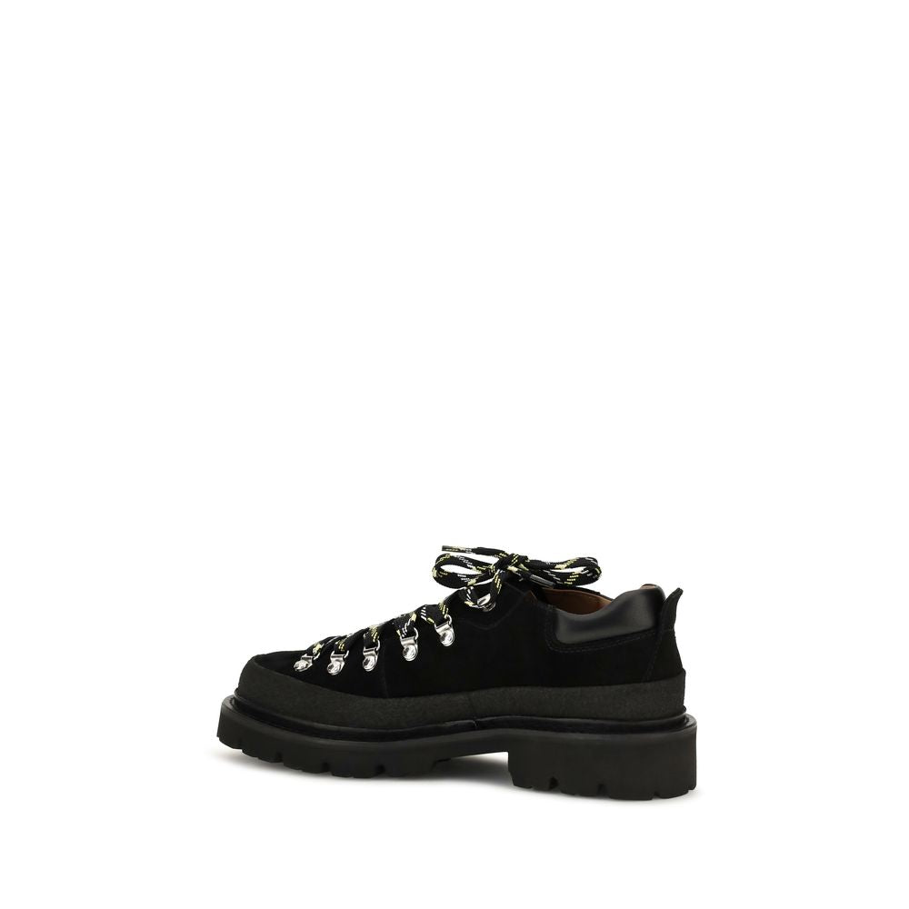 Dsquared² Black Calf Leather Athletic Sneakers