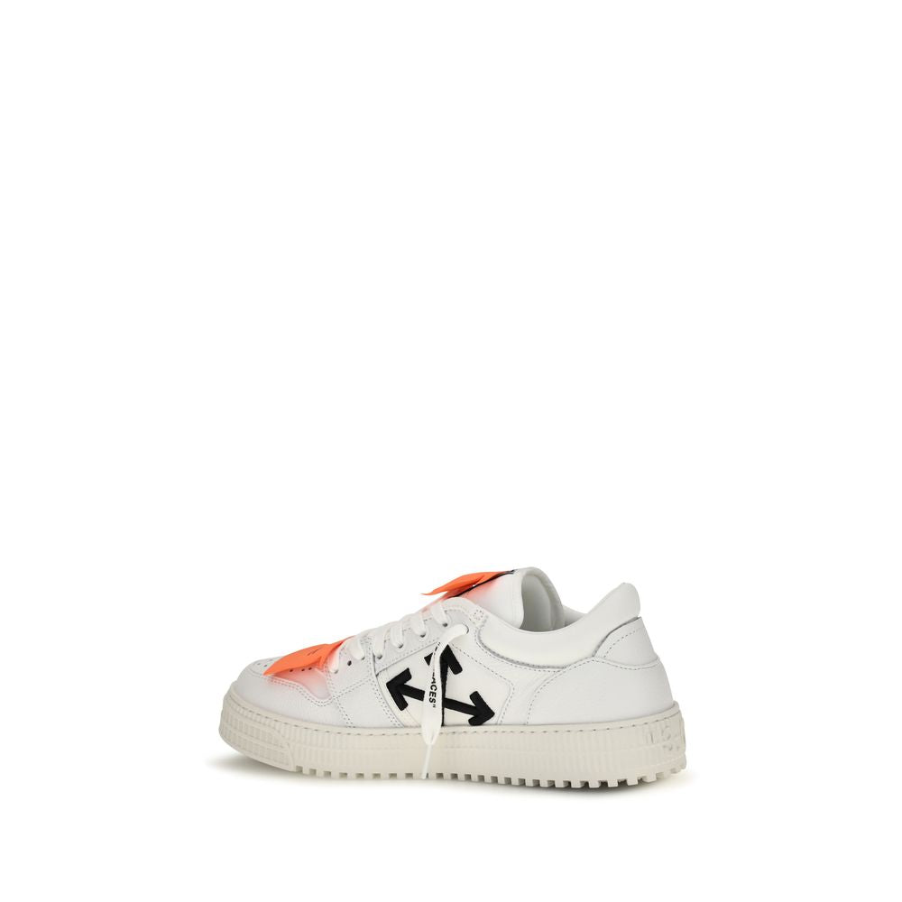 Off-White White Calf Leather Low Top Sneakers