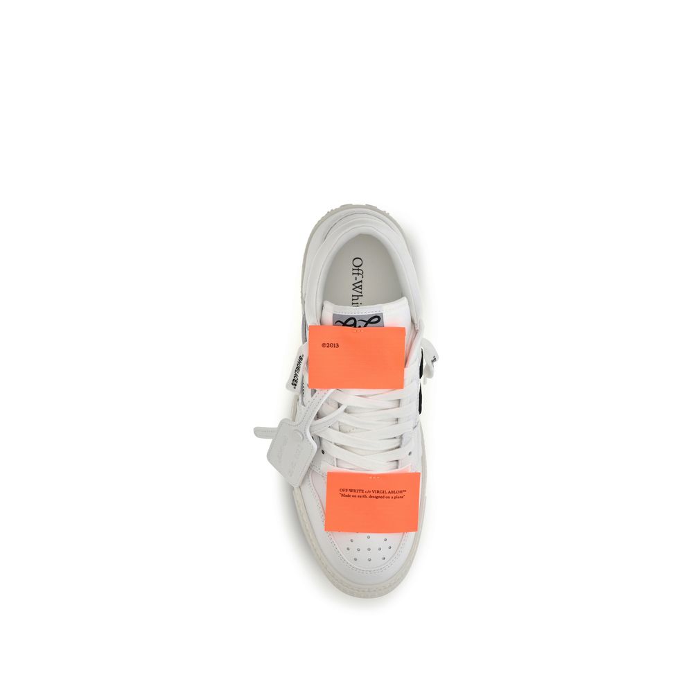 Off-White White Calf Leather Low Top Sneakers