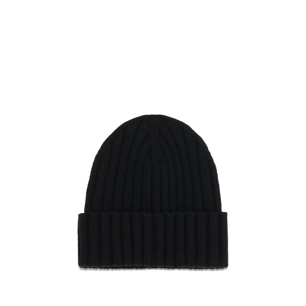 Moncler Black Wool Beanie