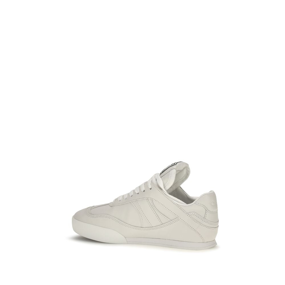 Chloé White Calf Leather Athletic Sneakers