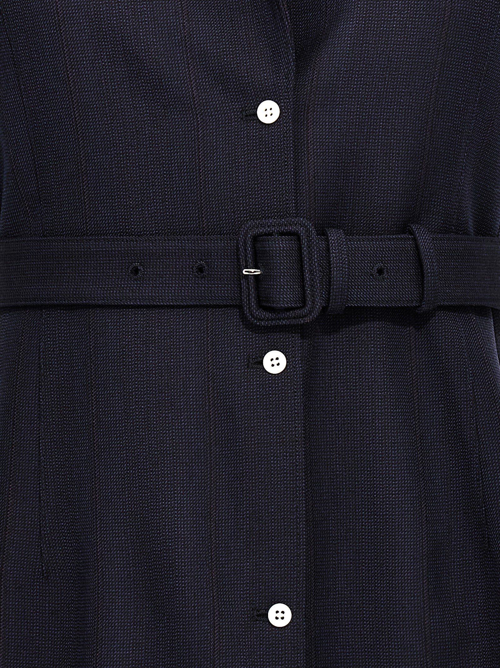 Prada Blue Virgin Wool Sleevelesss Jacket