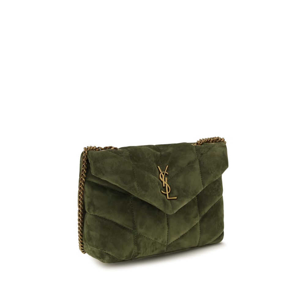 Saint Laurent Bicolor Calf Leather Wallet