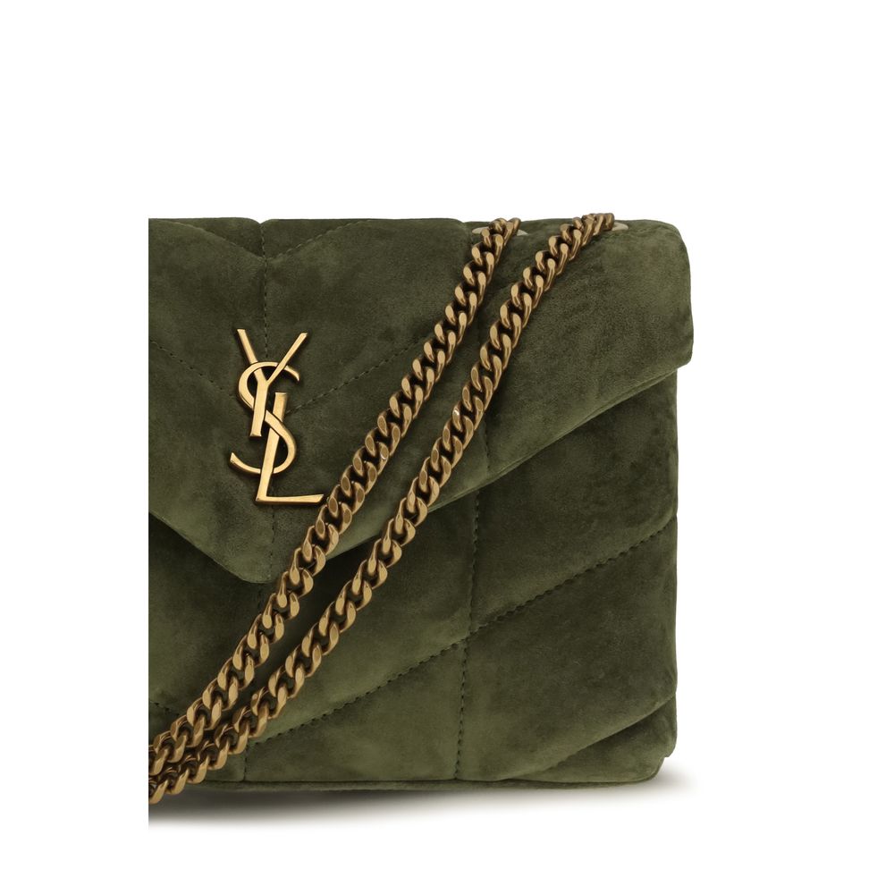 Saint Laurent Bicolor Calf Leather Wallet