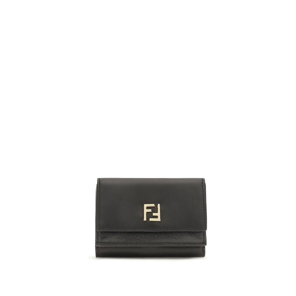 Fendi Black Calf Leather Wallet