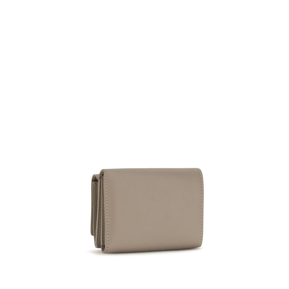 Fendi Beige Calf Leather Wallet