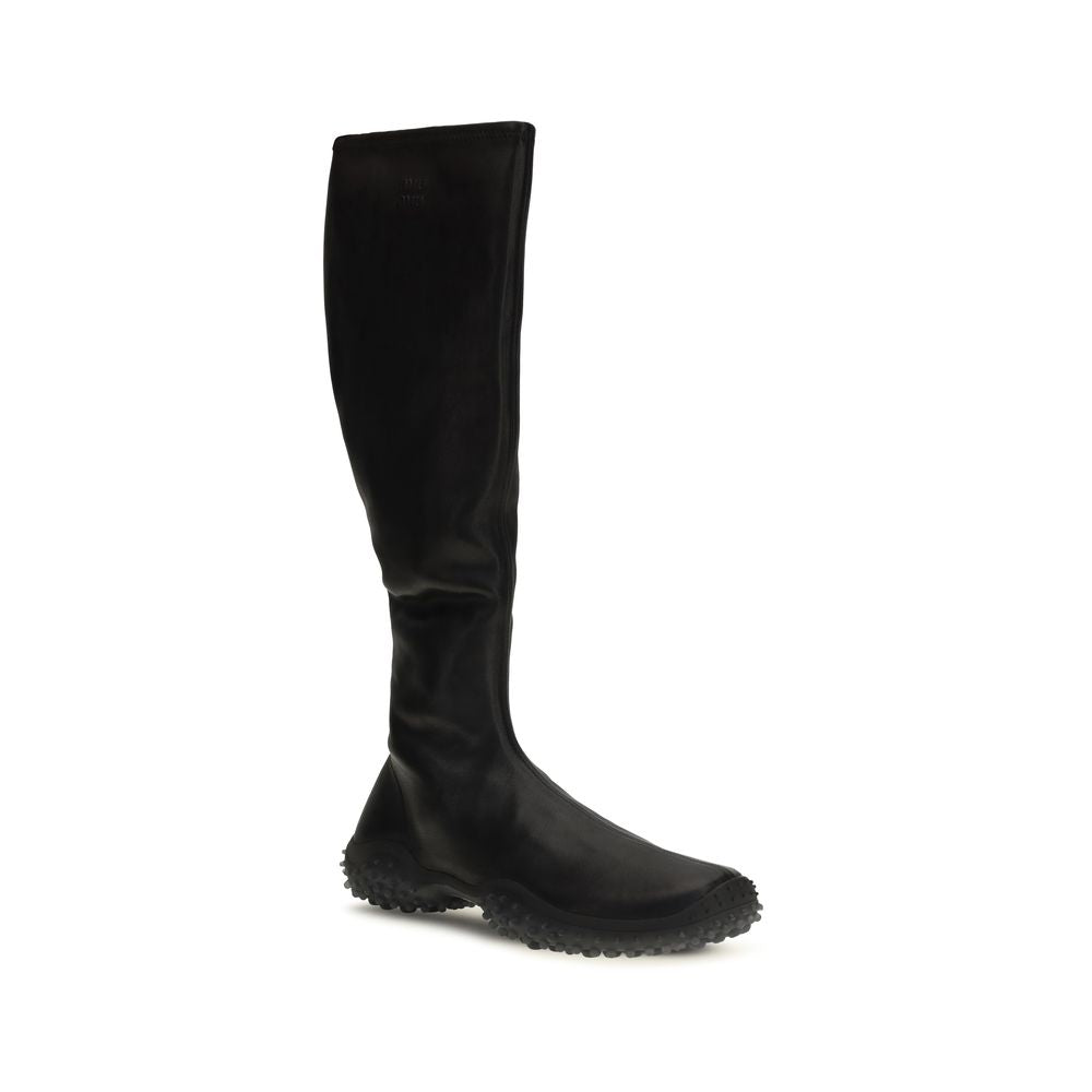Miu Miu Black Lamb Ankle Boots