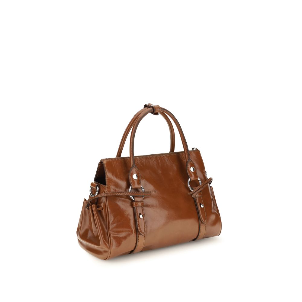 Miu Miu Brown Calf Leather Handbag