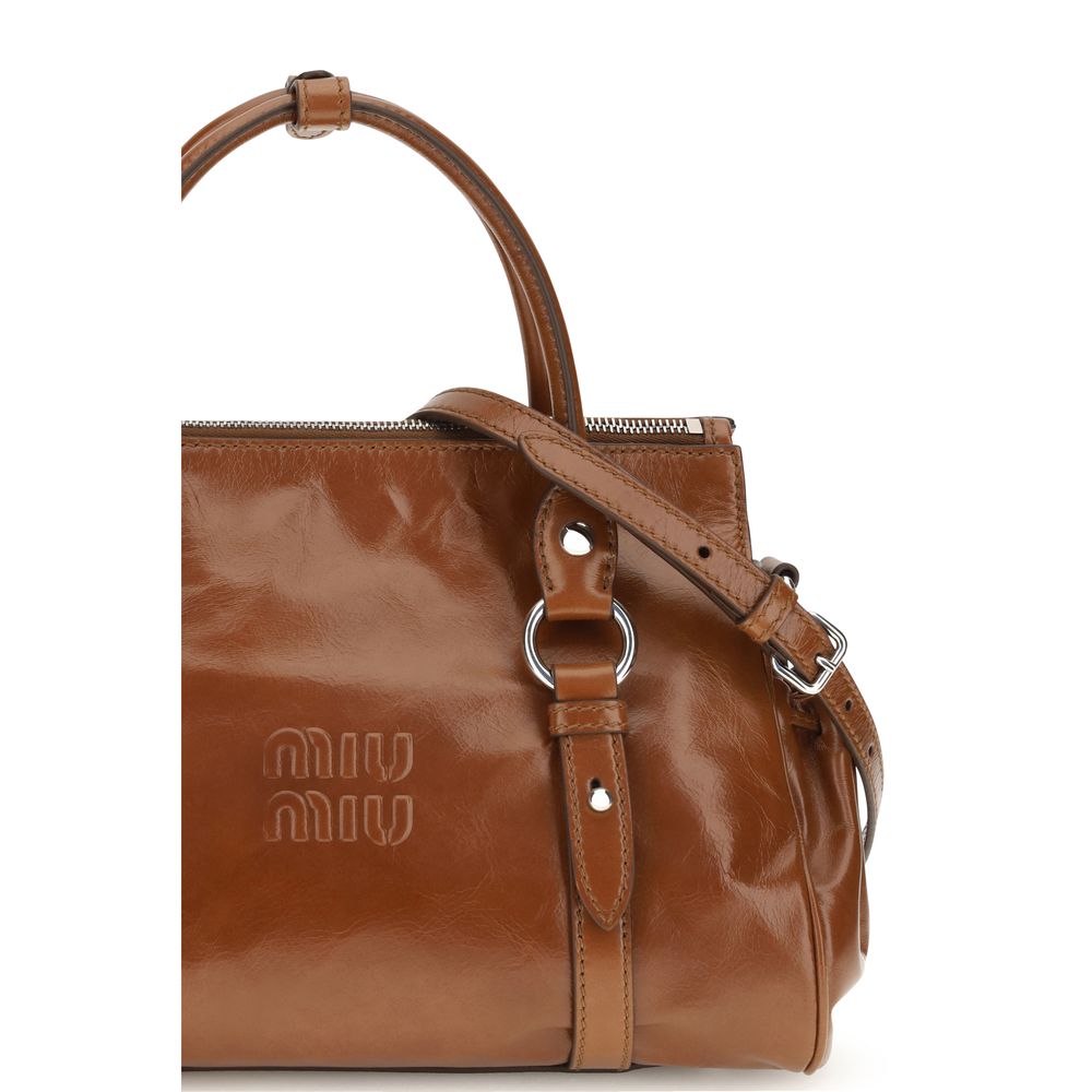 Miu Miu Brown Calf Leather Handbag