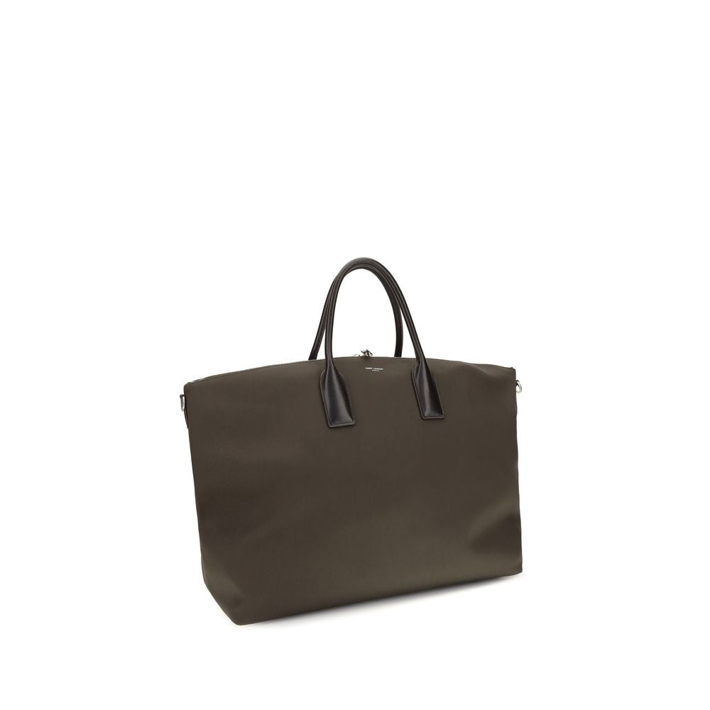 Saint Laurent Brown Calf Leather Luggage And Travel
