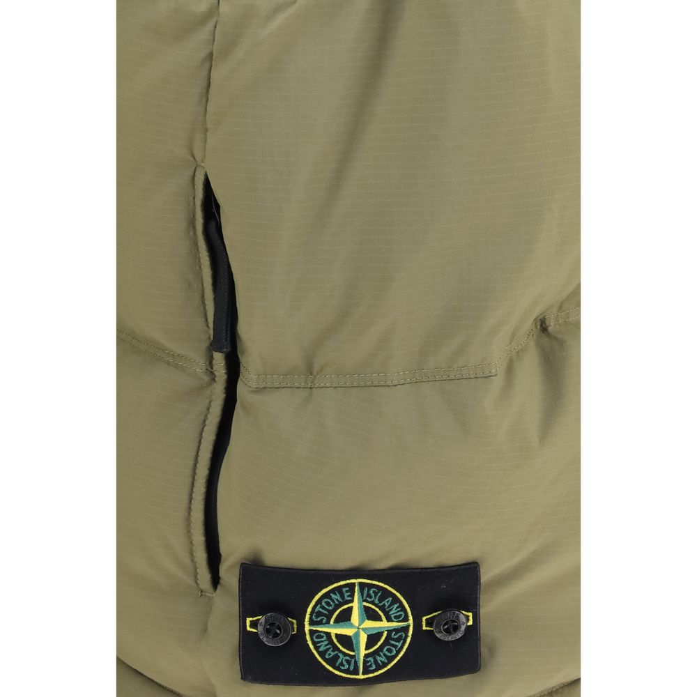 Stone Island Bicolor Polyamide Sleevelesss Jacket