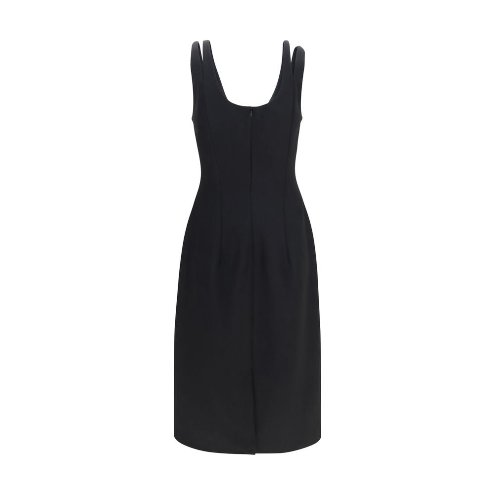 Versace Black Wool Casual Dress
