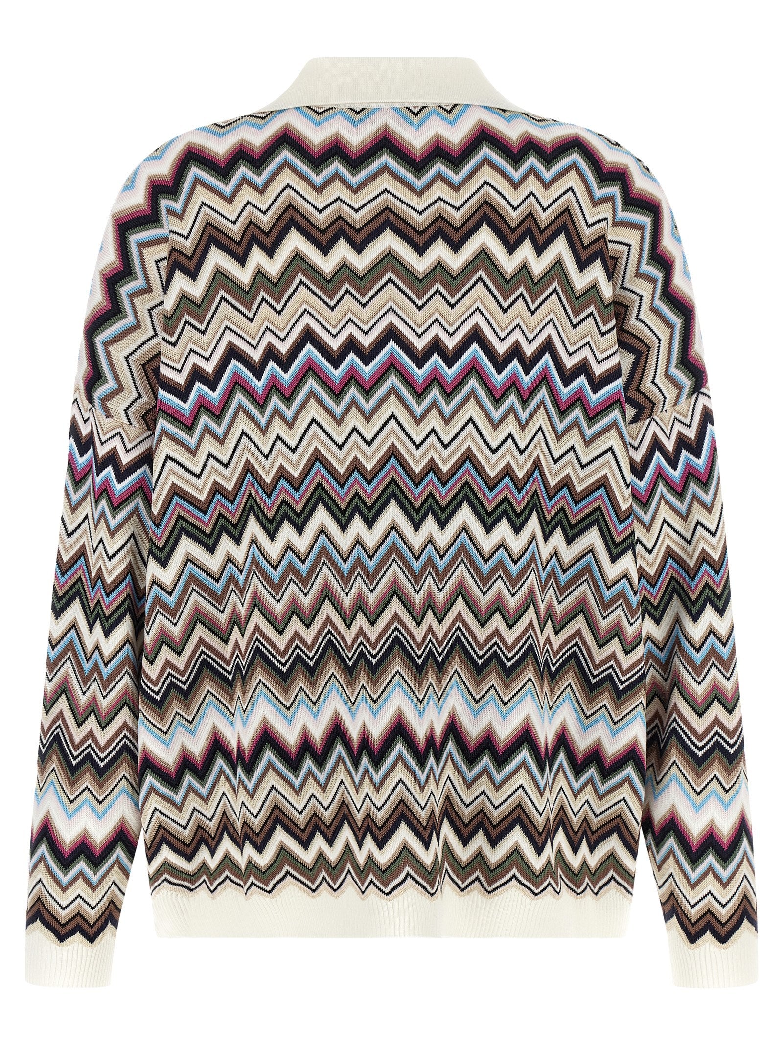 Missoni Multicolor Viscose Polo Shirt