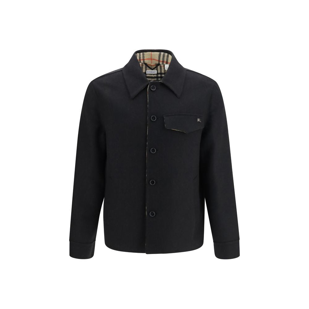 Burberry Black Wool Jacket