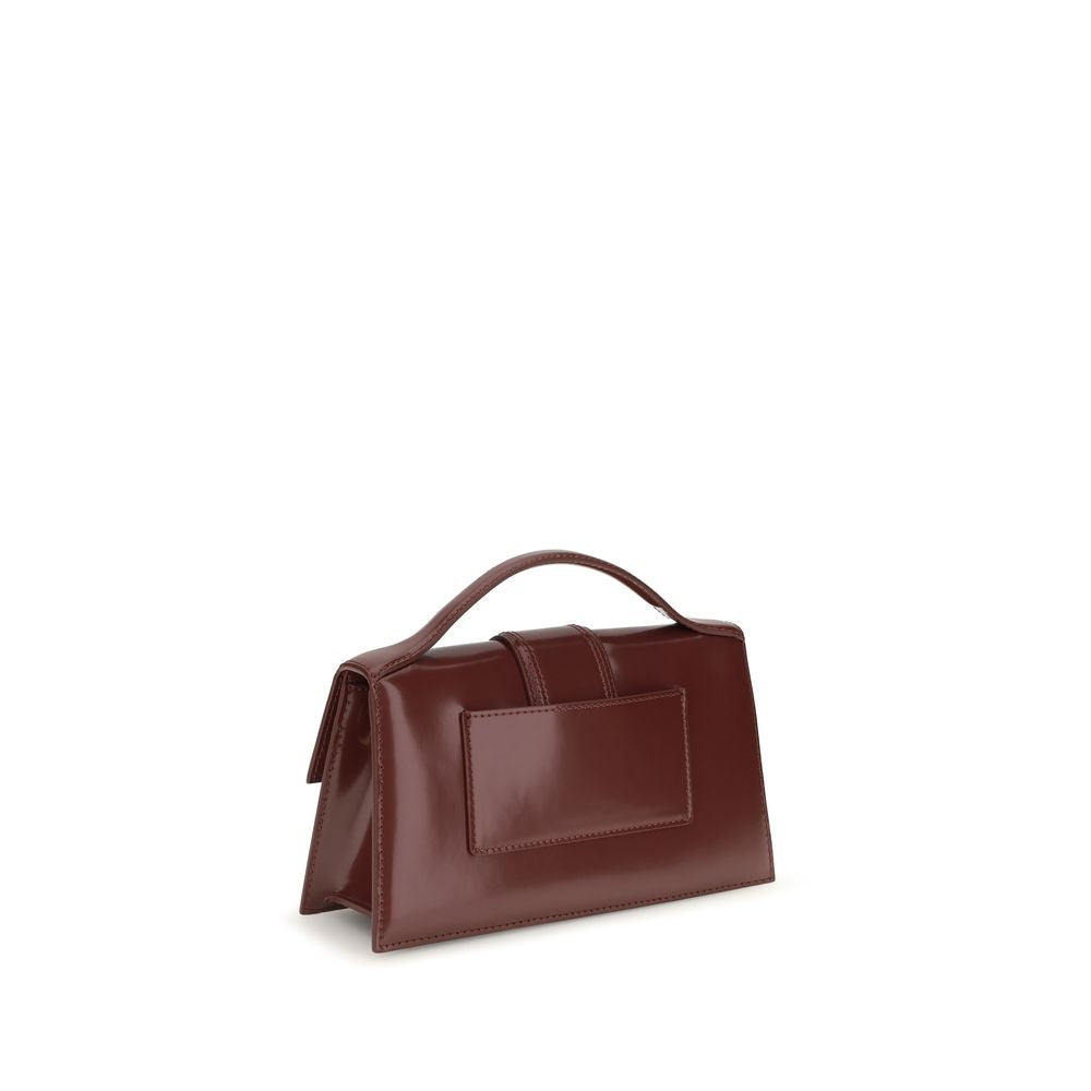 Jacquemus Bordeaux Calf Leather Handbag