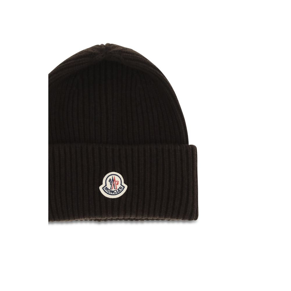 Moncler Brown Wool Beanie