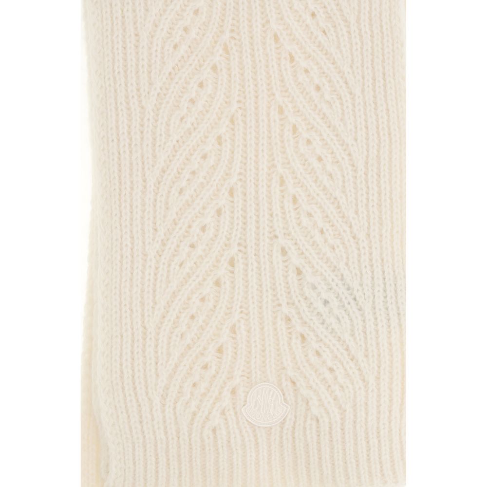 Moncler Beige Wool Scarf