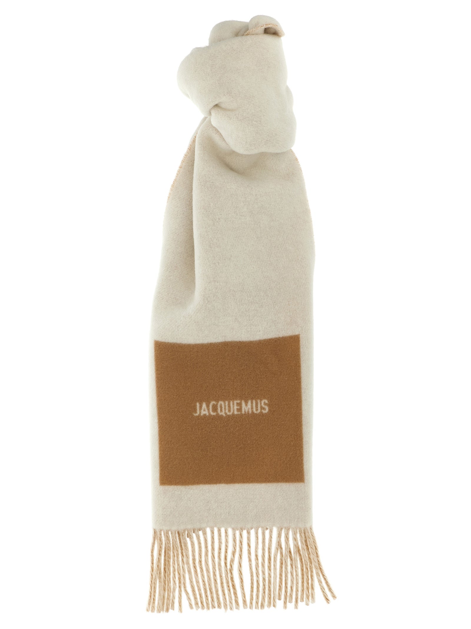 Jacquemus Beige Virgin Wool Foulard