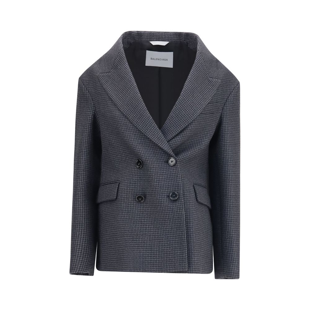 Balenciaga Gray Wool Blazer