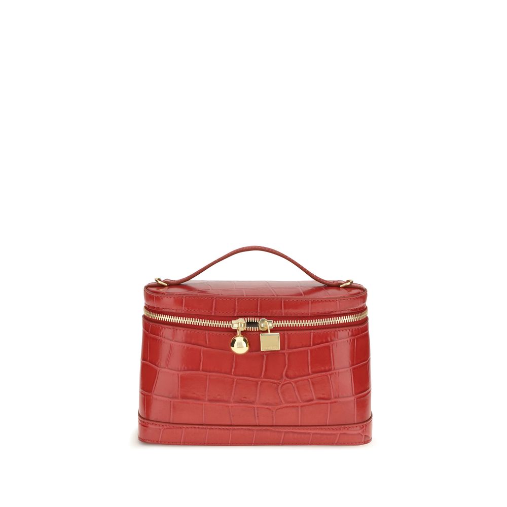 Jacquemus Red Calf Leather Handbag
