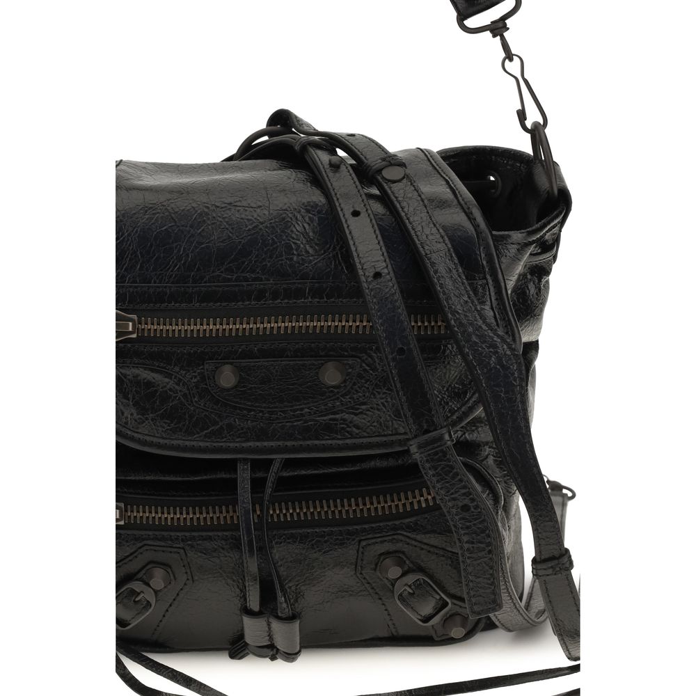 Balenciaga Black Lamb Backpack
