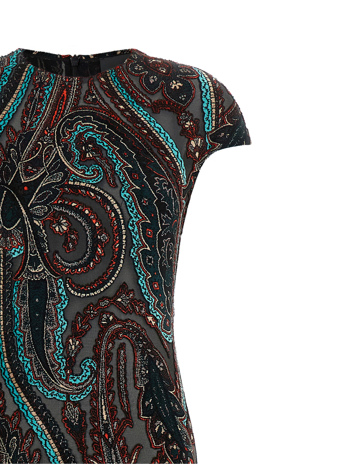 Etro Multicolor Viscose Long Dress