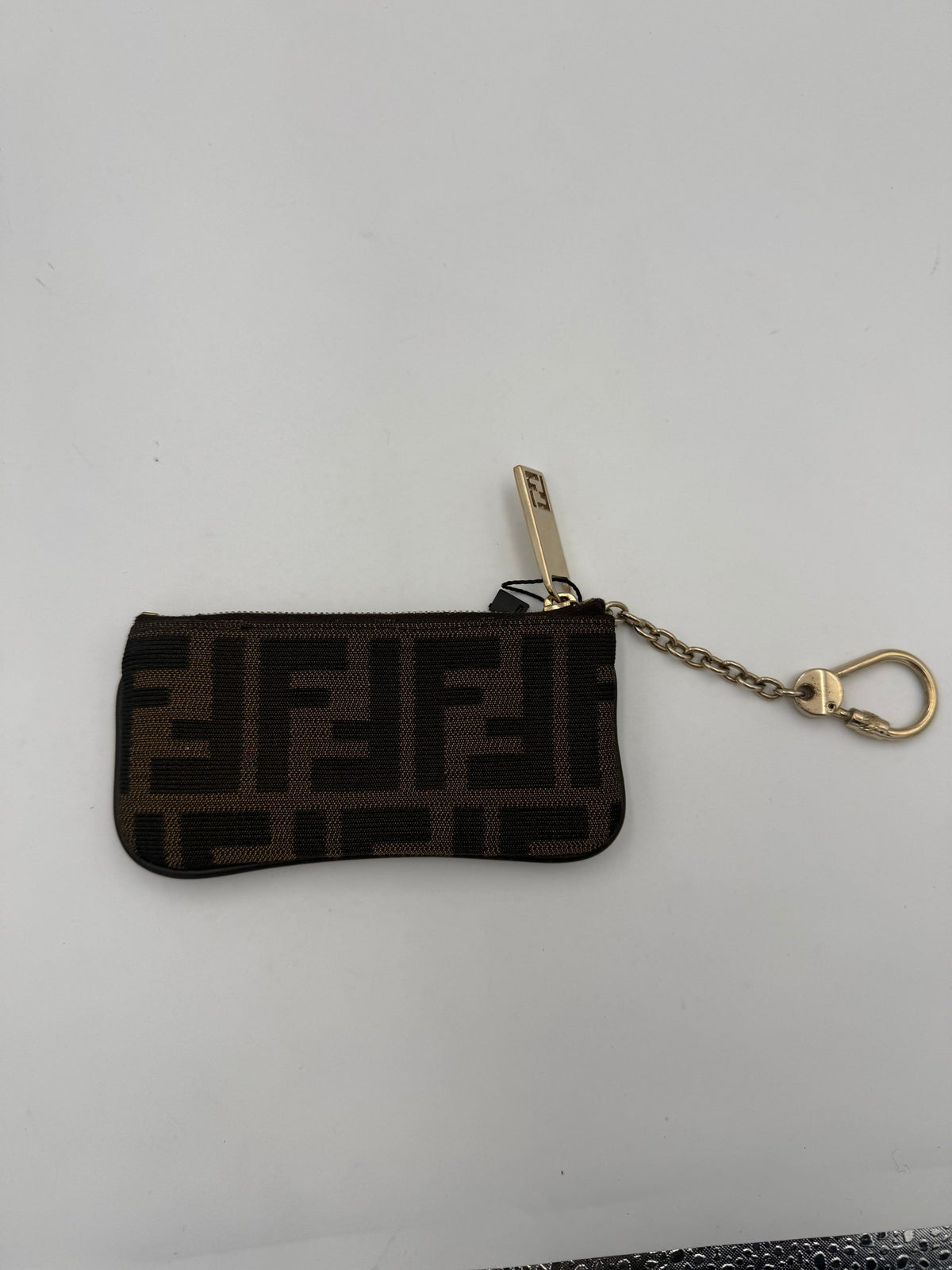 Fendi FENDI FF Coin Purse/Card Holder with Chain