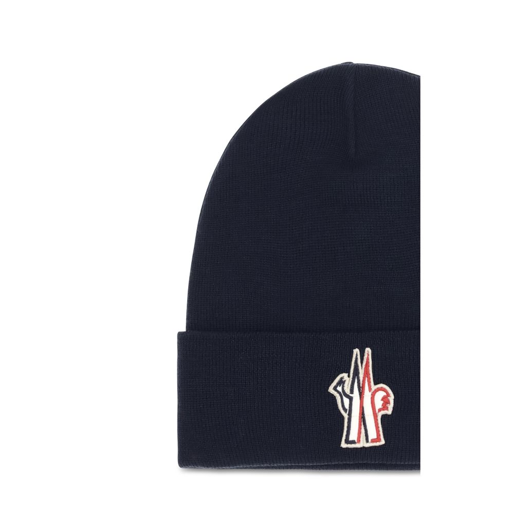 Moncler Grenoble Blue Wool Beanie