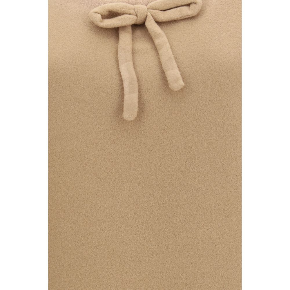 Miu Miu Beige Wool Casual Dress