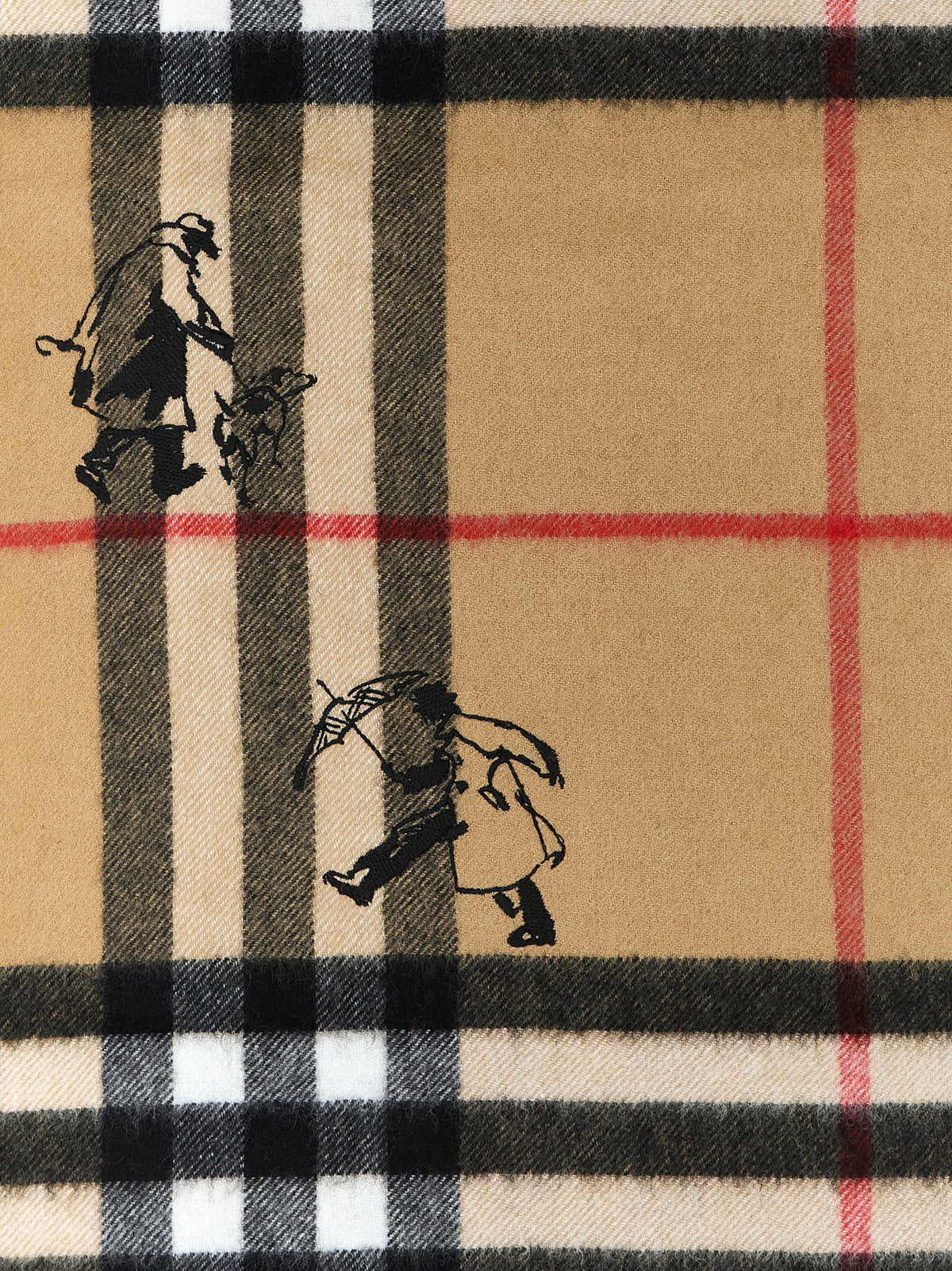 Écharpe en cachemire beige Burberry