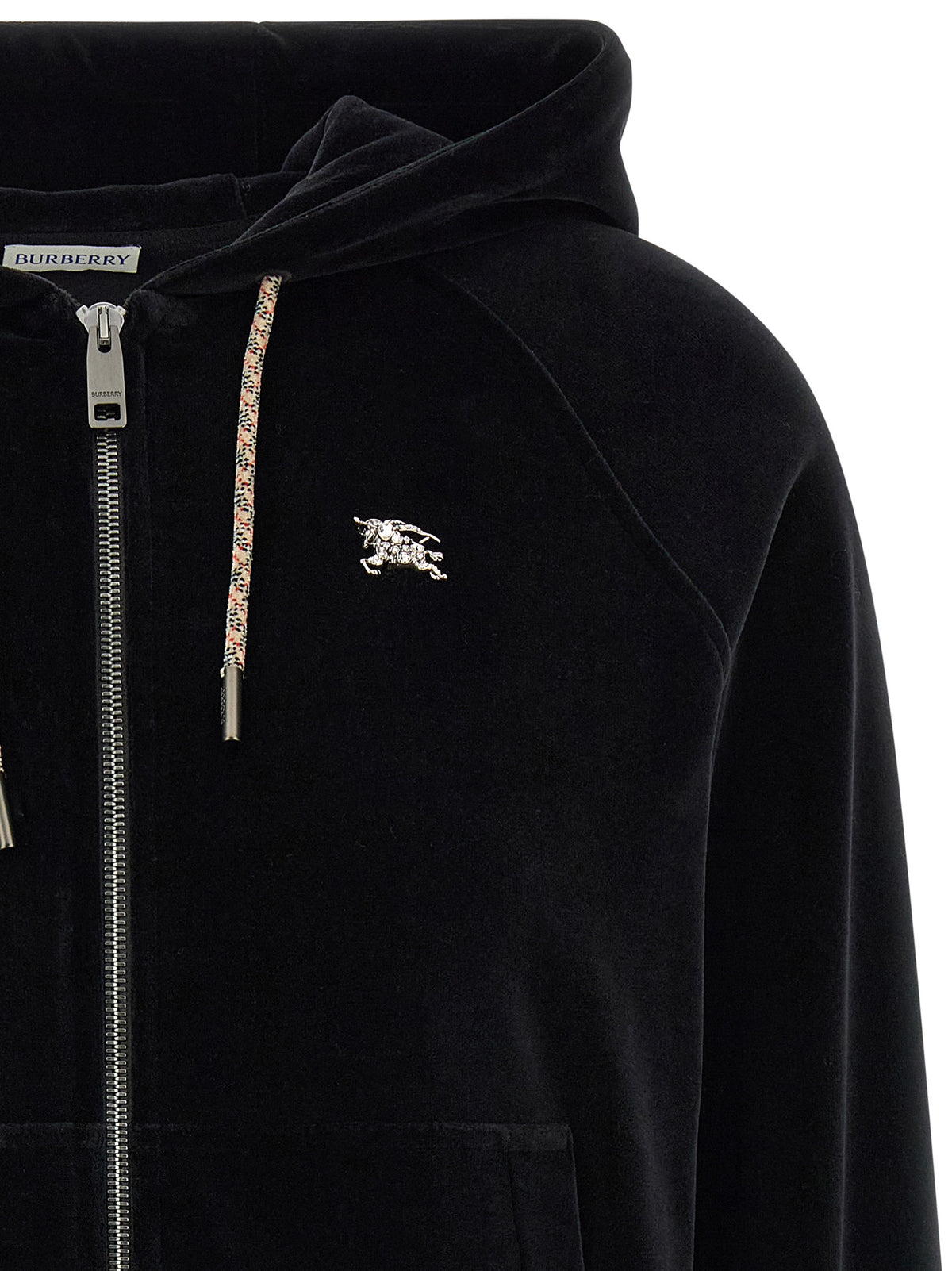 Schwarzes Sweatshirt aus Baumwolle von Burberry