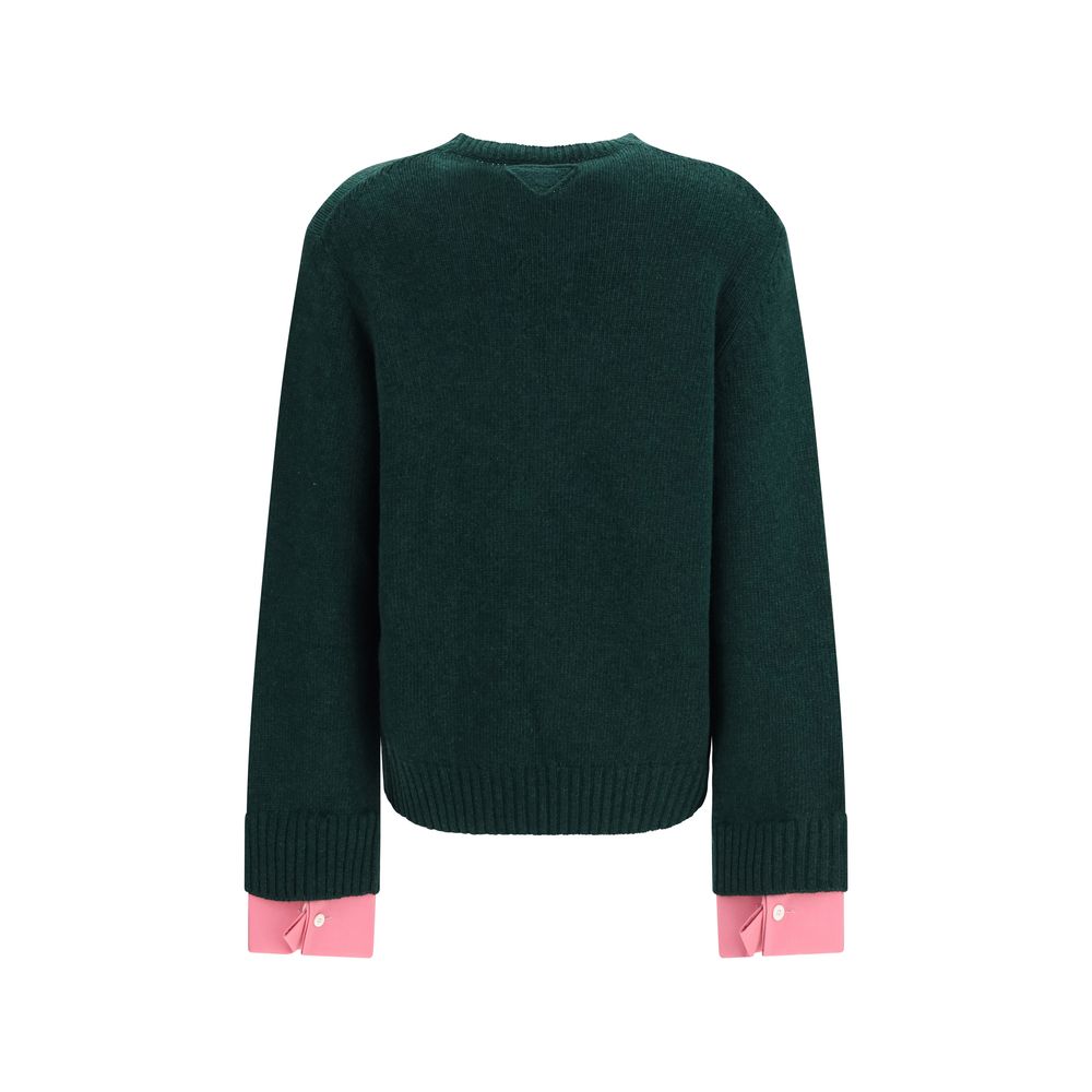 Prada Bicolor Wool Sweatshirt