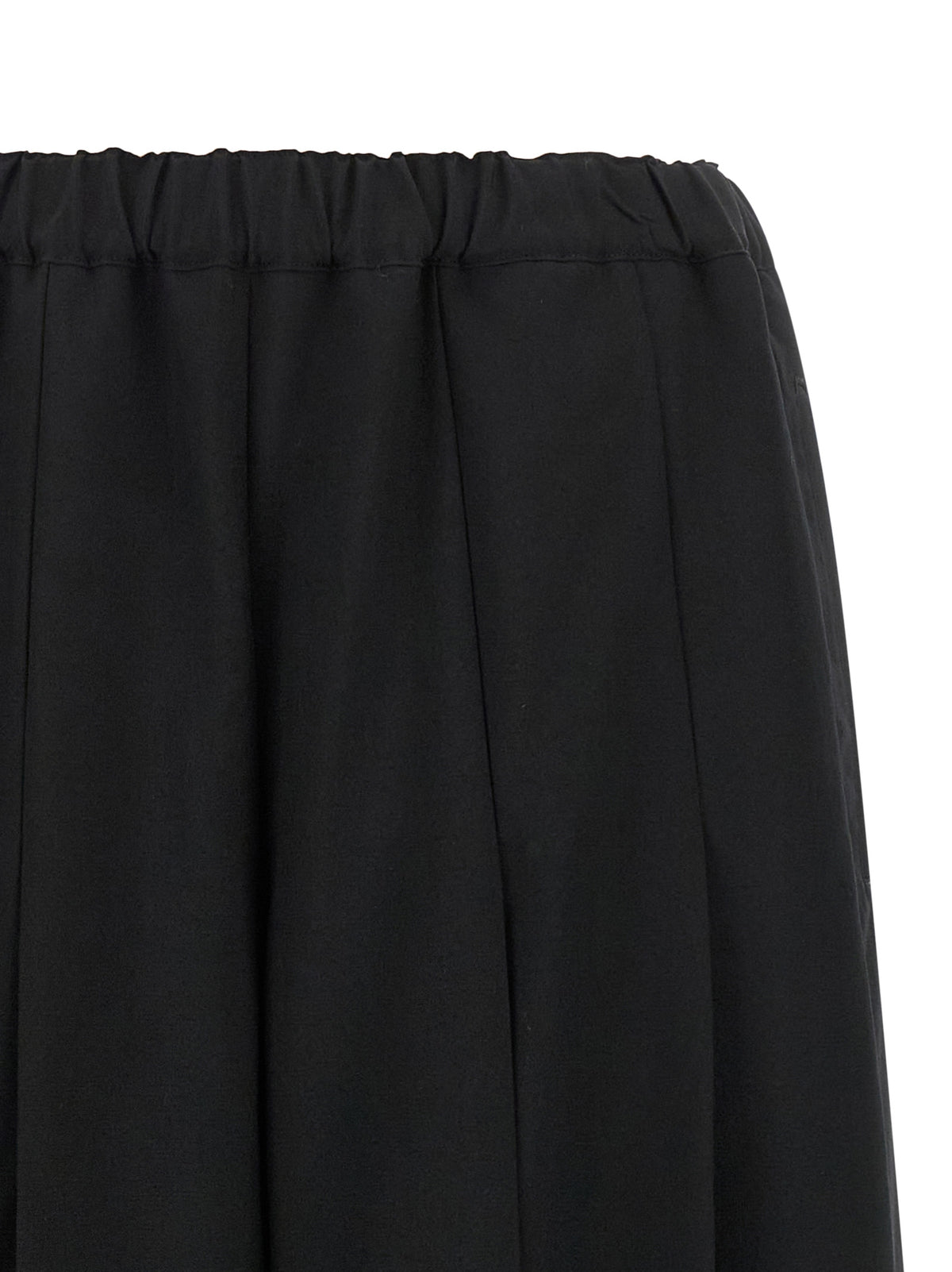 Comme Des Garçons Black Wool Casual Pants