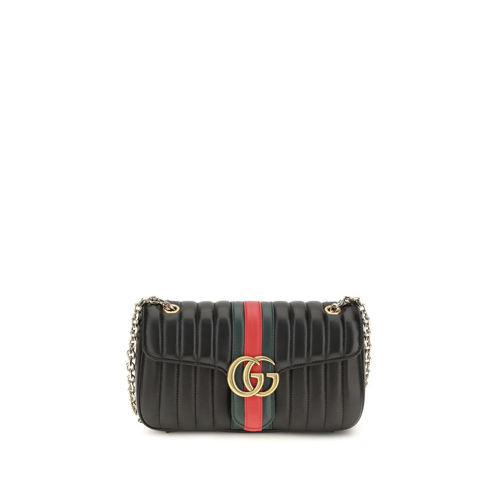Gucci Black Calf Leather Shoulder Bag