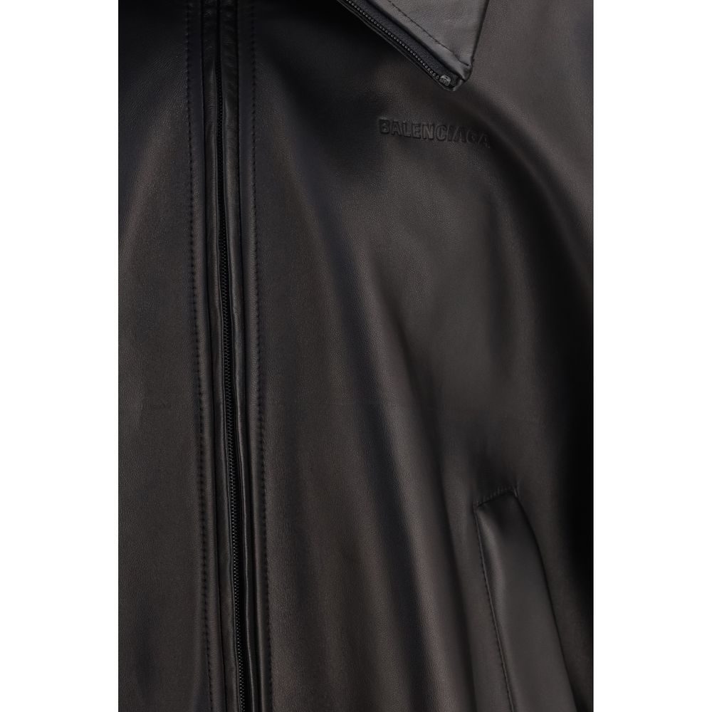 Balenciaga Black Lamb Leather Jacket