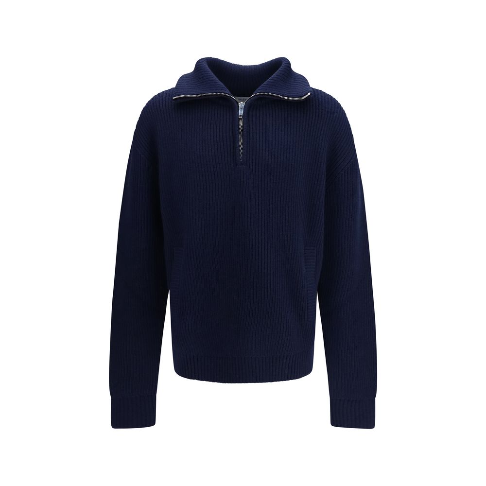 Balenciaga Blue Wool Sweatshirt