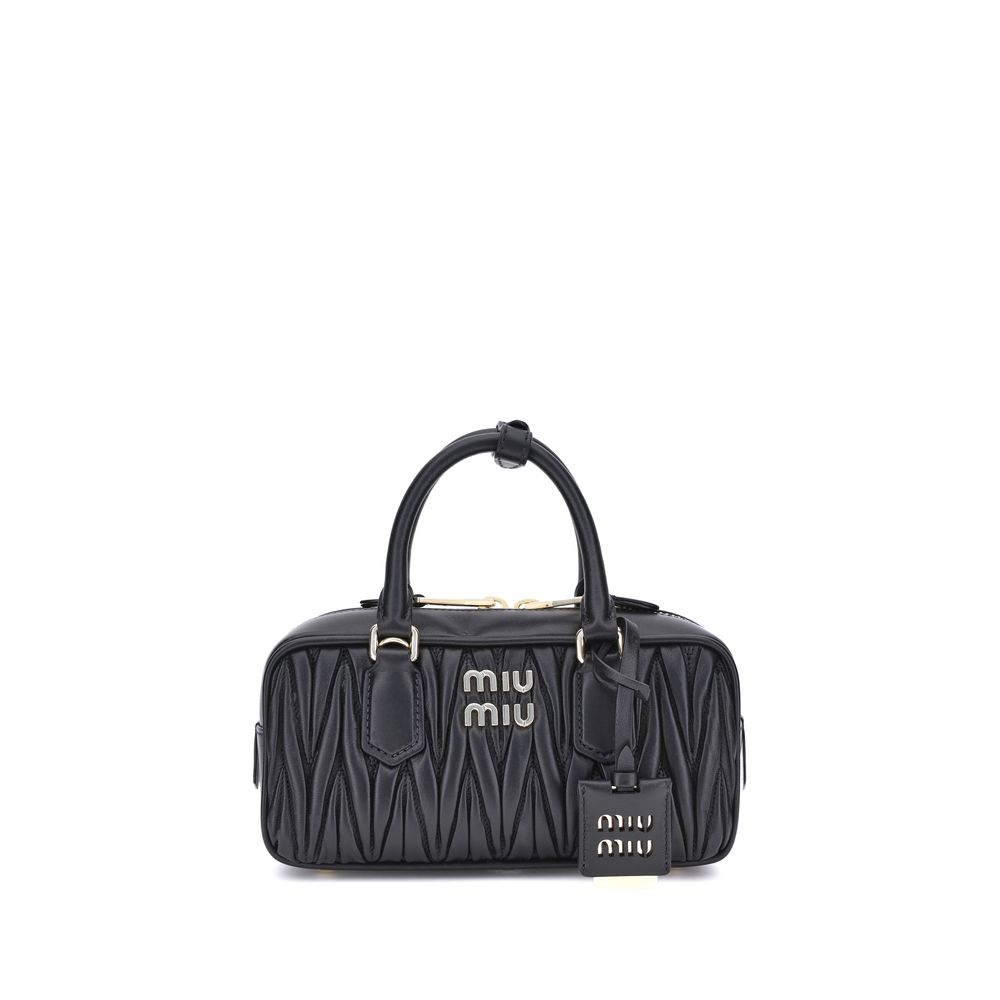 Miu Miu Black Calf Leather Handbag