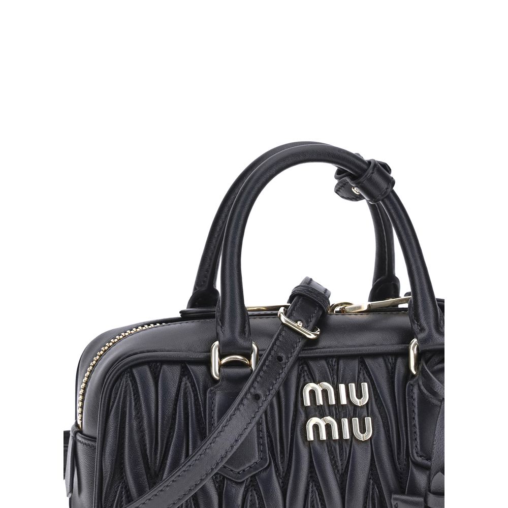 Miu Miu Black Calf Leather Handbag