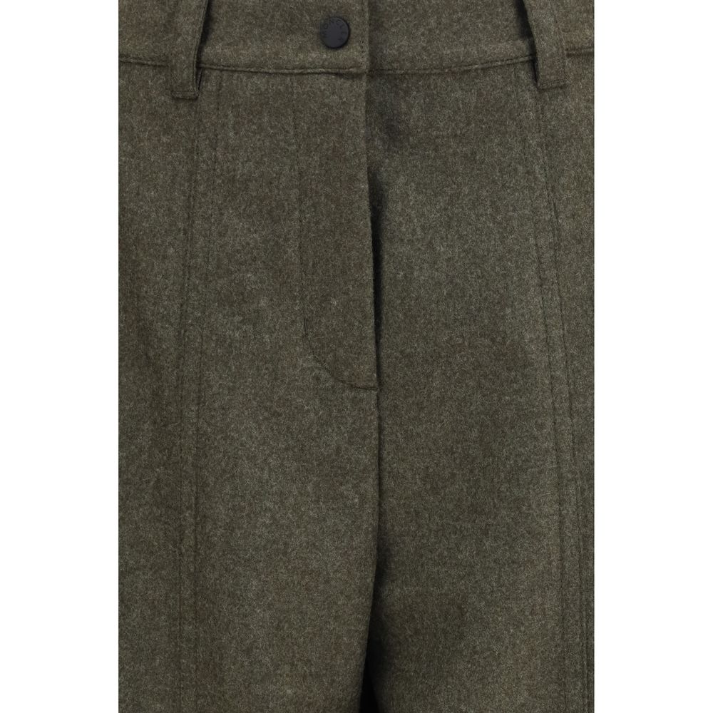Moncler Grenoble Bicolor Wool Casual Pants