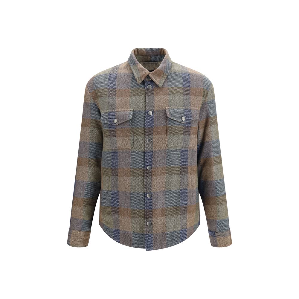 Etro Multicolor Wool Shirt