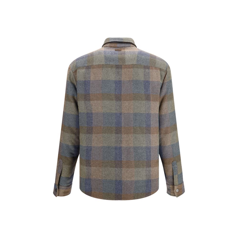 Etro Multicolor Wool Shirt