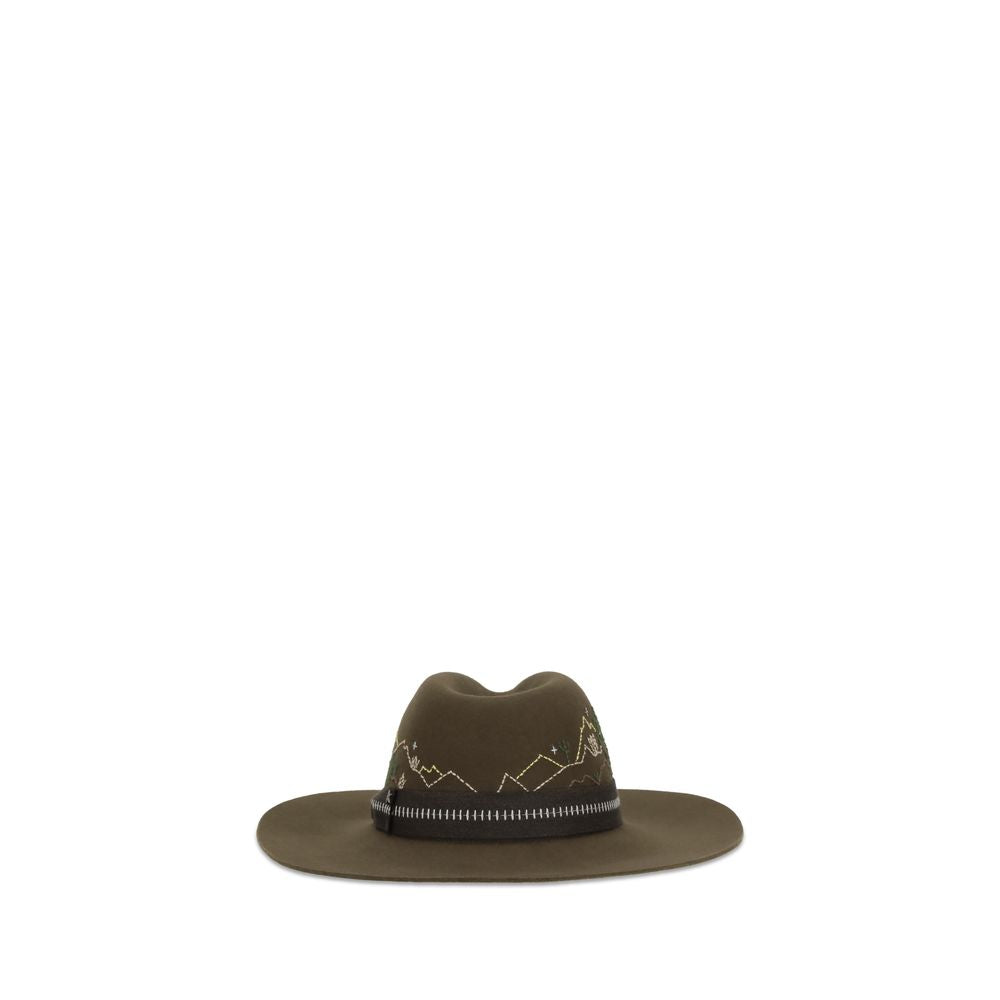 Golden Goose Bicolor Wool Fedora
