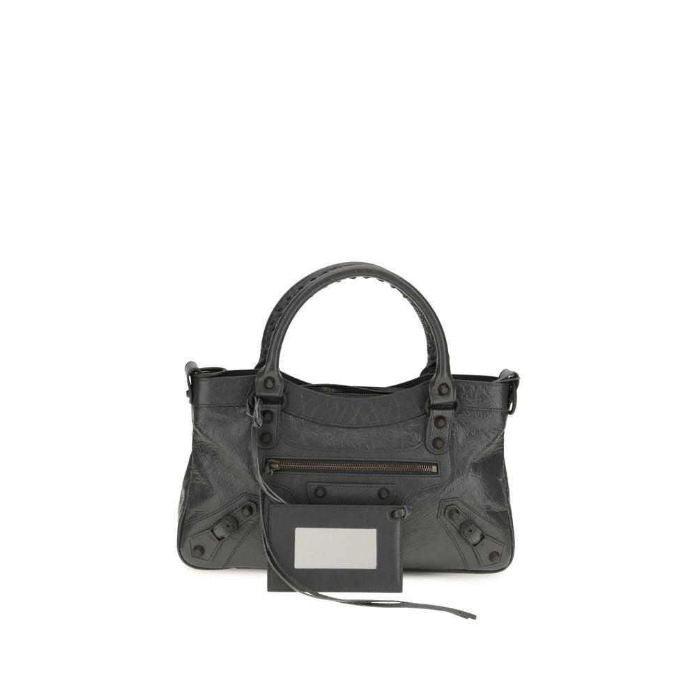 Balenciaga Gray Lamb Shoulder Bag